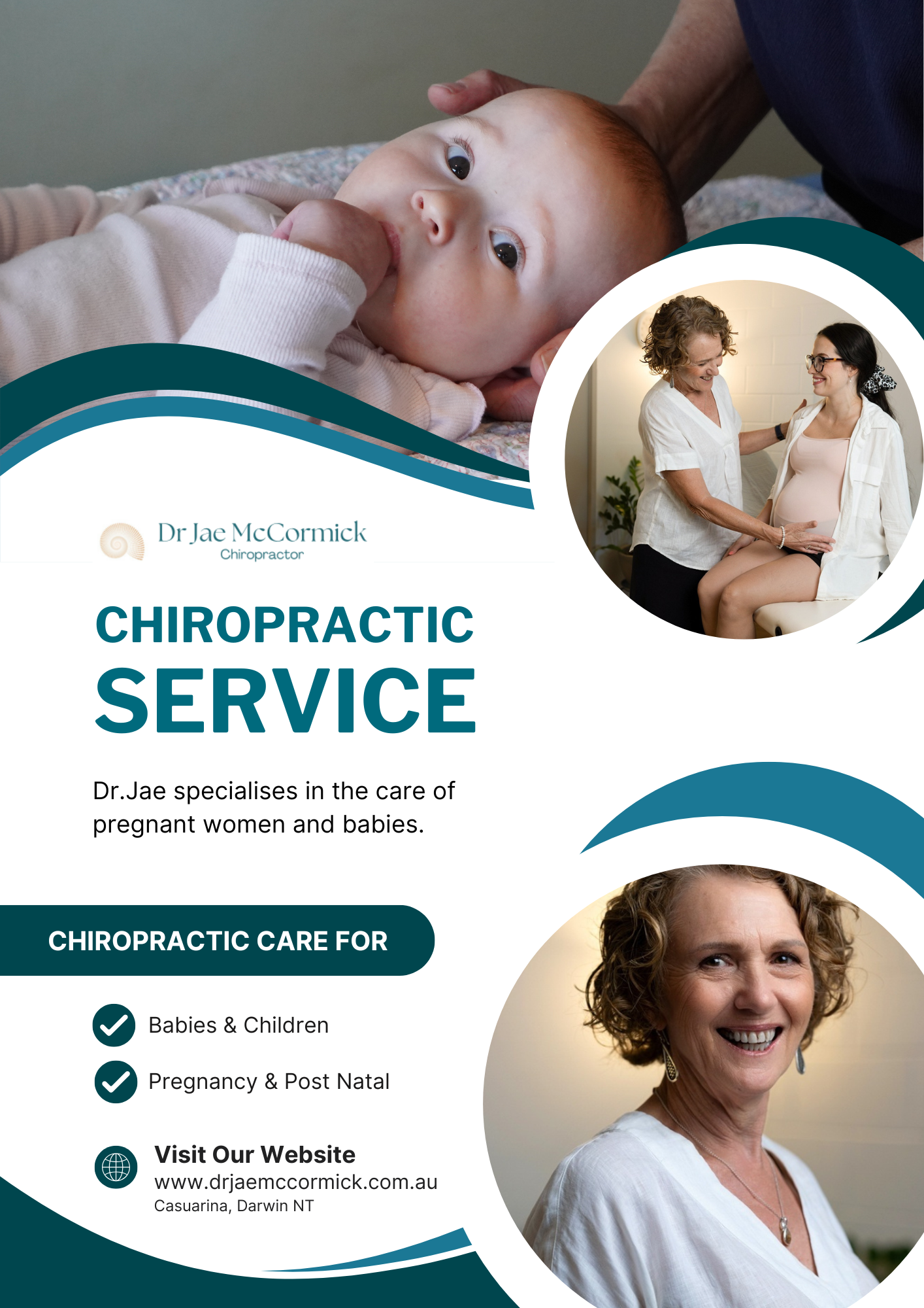 Baby chiropractor Darwin - Dr. Jae McCormick